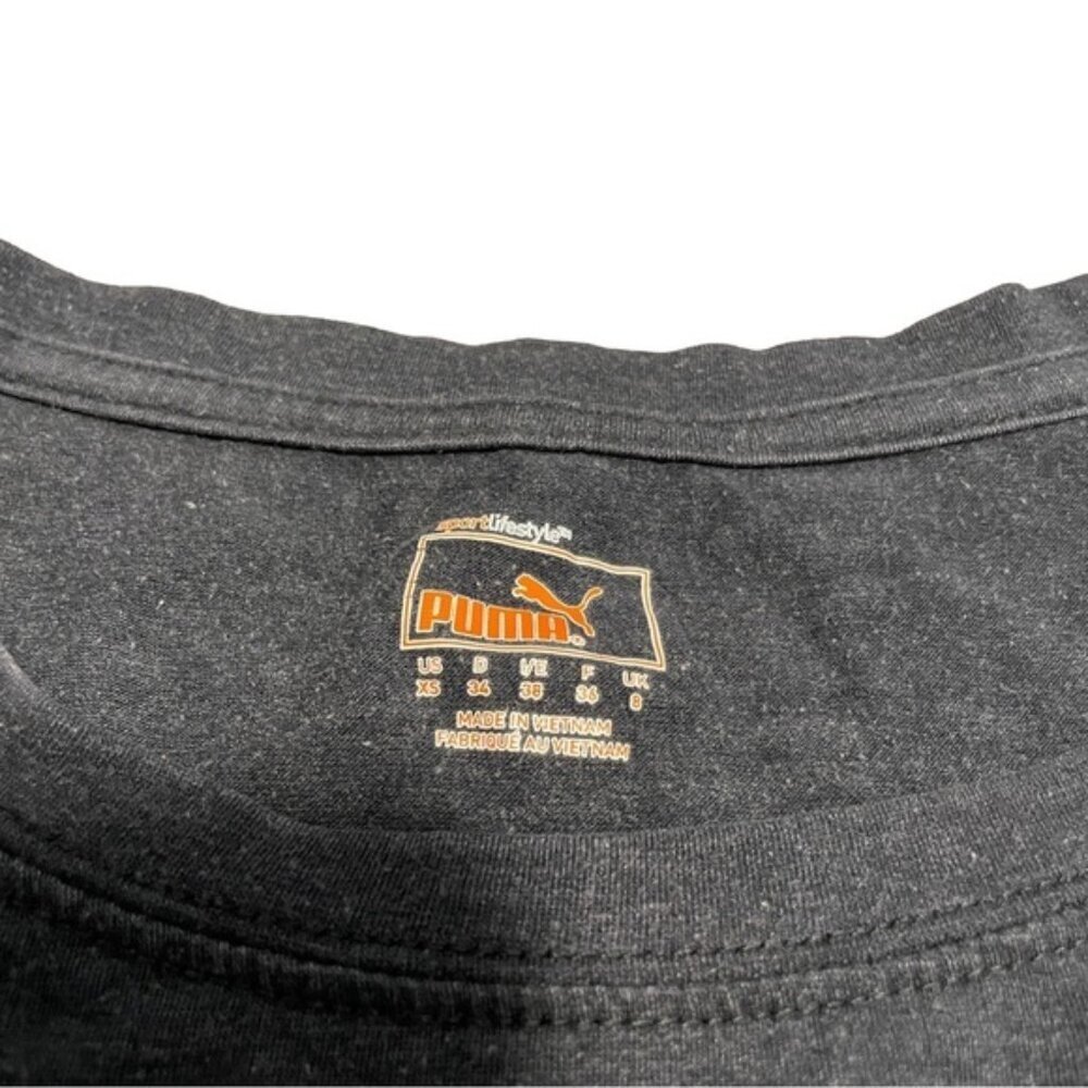 Puma DryCELL Workout Shirt Black Womens XS Fitted Athletic Top Gym Sporty - Picture 2 of 5